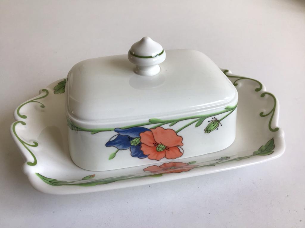 Villeroy & Boch Amapola botervloot - NIEUW, Ophalen of Verzenden, Nieuw, Porselein