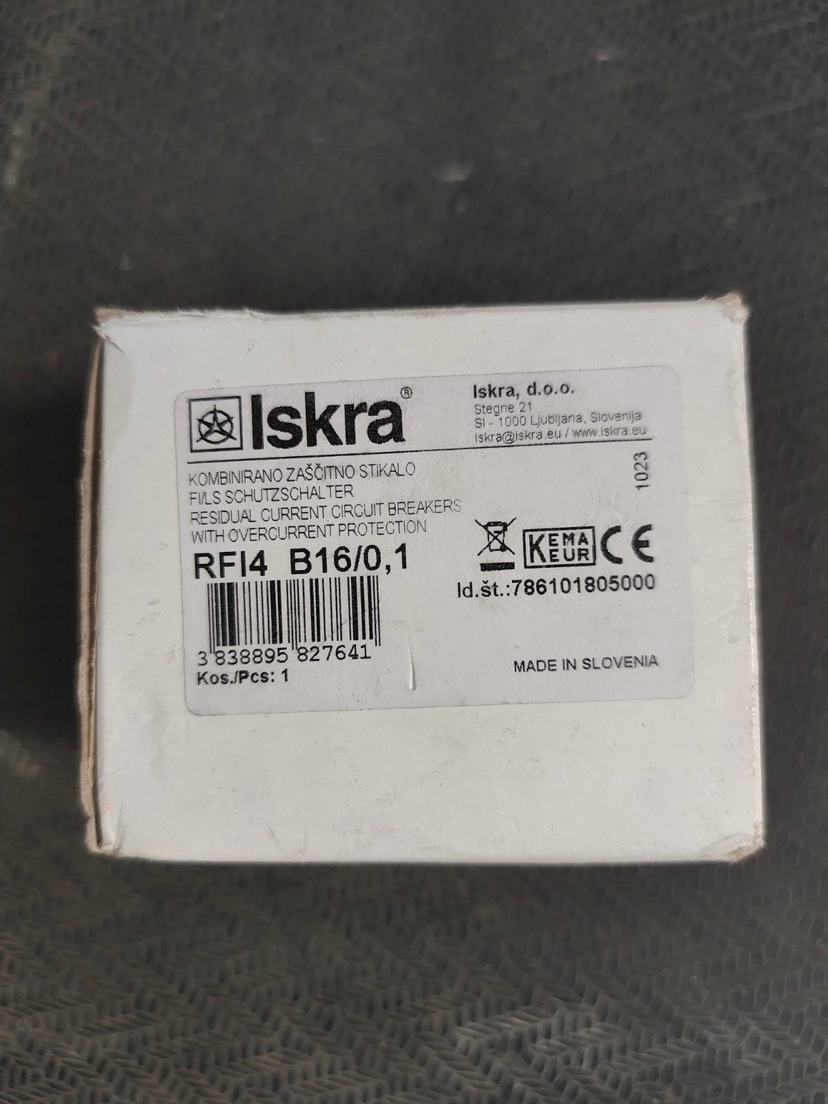 Iskra RF14 B16/0,1 3 fase aardlekautomaat - Nieuw in doos, Ophalen of Verzenden, Nieuw, Overige merken, Aardlekautomaat