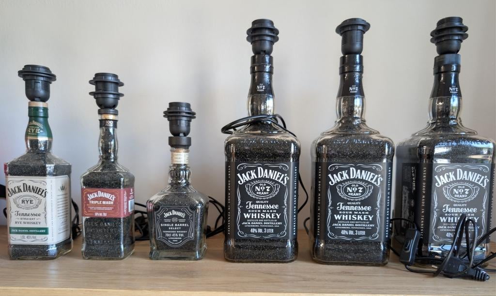 Verschillende Jack Daniels Lampen, Huis en Inrichting, Lampen | Overige, Ophalen of Verzenden