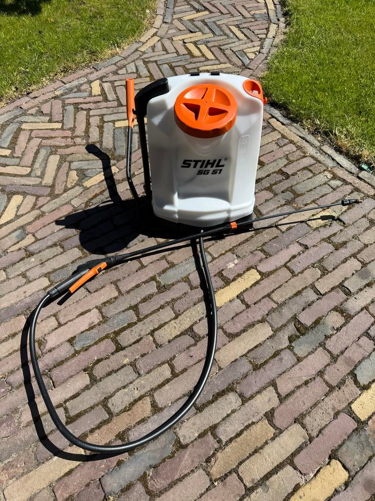 Stihl SG 51 Rugspuit - Zo goed als nieuw, Tuin en Terras, Bestrijdingsmiddelen, Ophalen of Verzenden, Zo goed als nieuw, Overige soorten