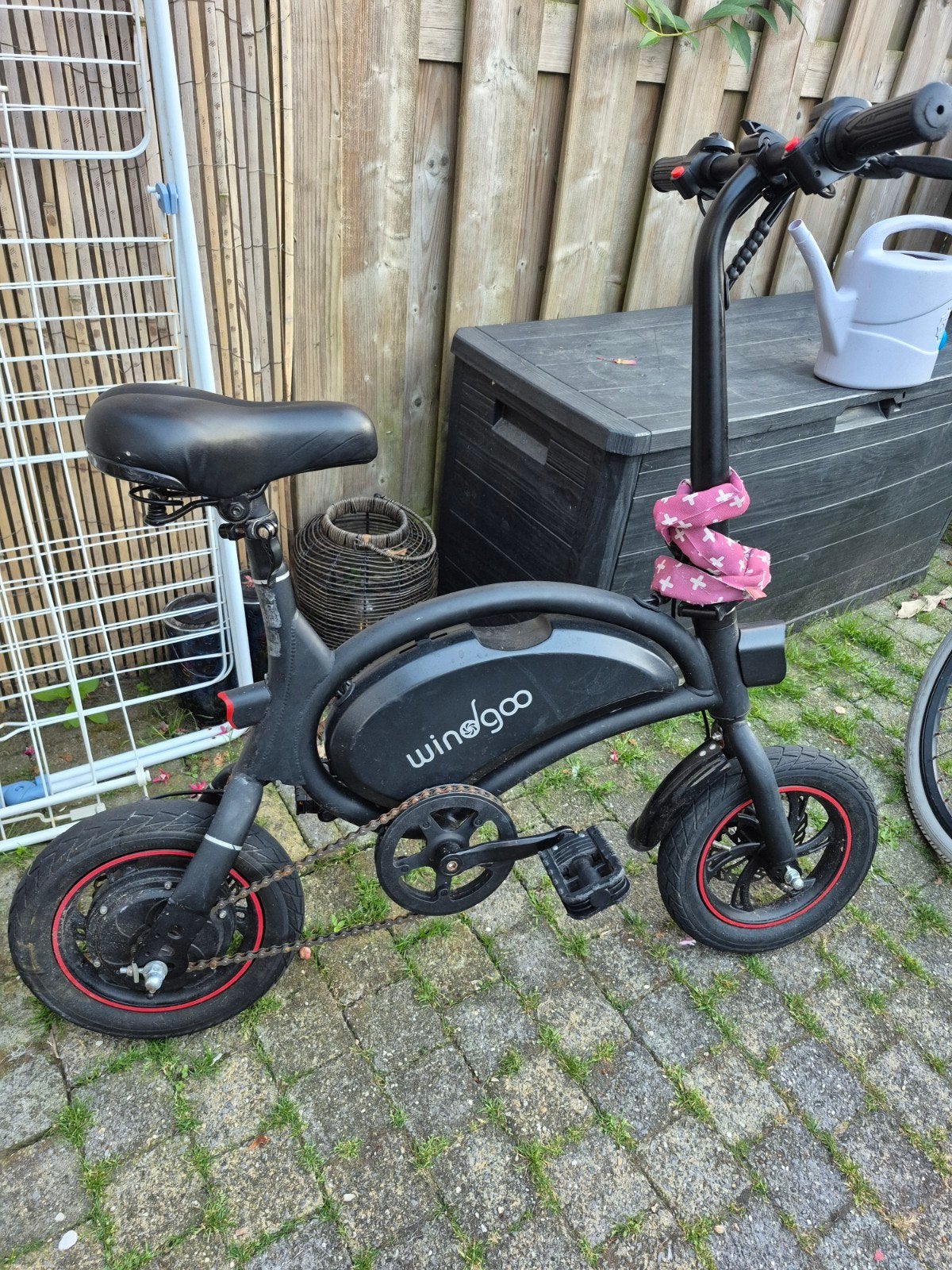 Windgoo opvouwbare elektrische fiets, Gebruikt, Minder dan 47 cm, 30 tot 50 km per accu, Ophalen