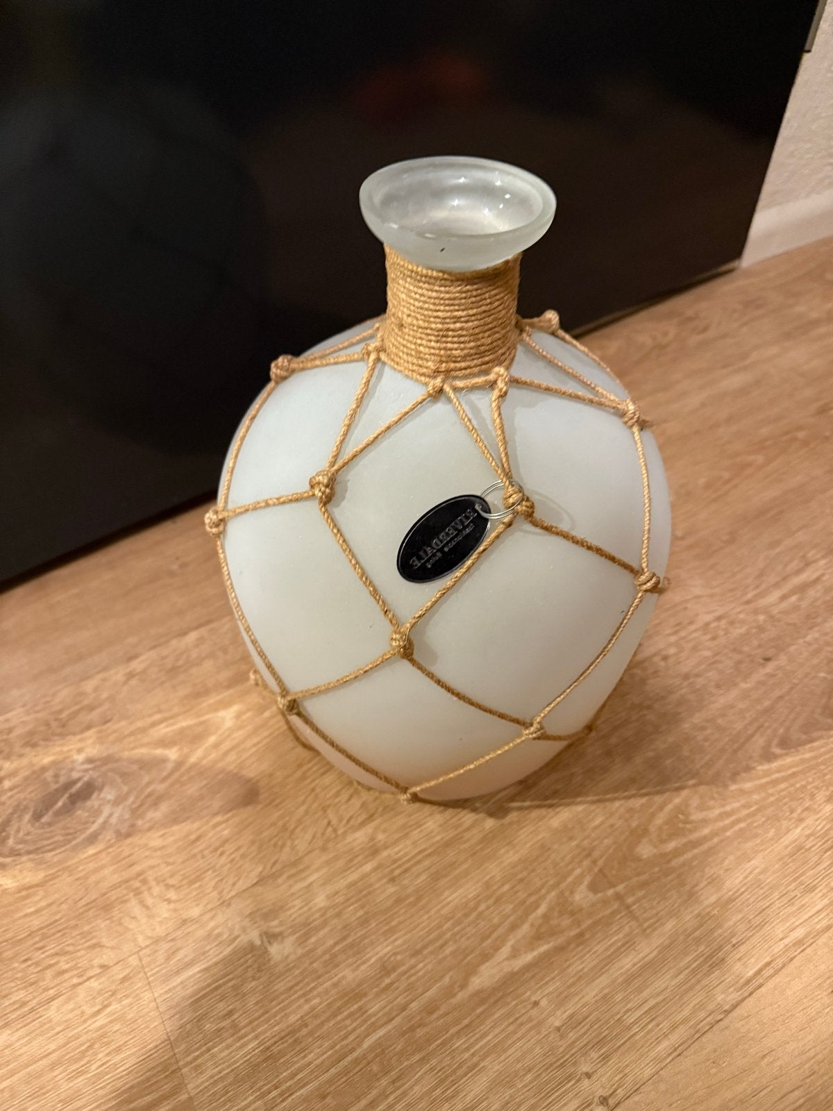 Decoratieve vaas met touwnet van riverdale, Ophalen of Verzenden