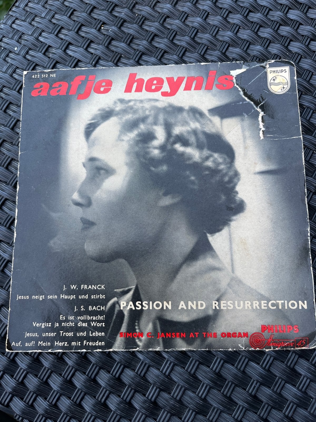 Aafje Heynis - Passion and Resurrection EP (Philips), Gebruikt, Klassiek, 7 inch, Ophalen of Verzenden