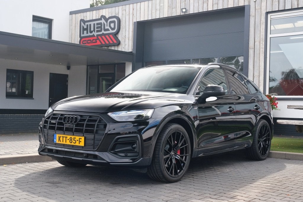 Audi Q5 Sportback 50 TFSI e S-Line Comp. (bj 2022), Auto's, Audi, Automaat, Gebruikt, 4 cilinders, Leder en Stof