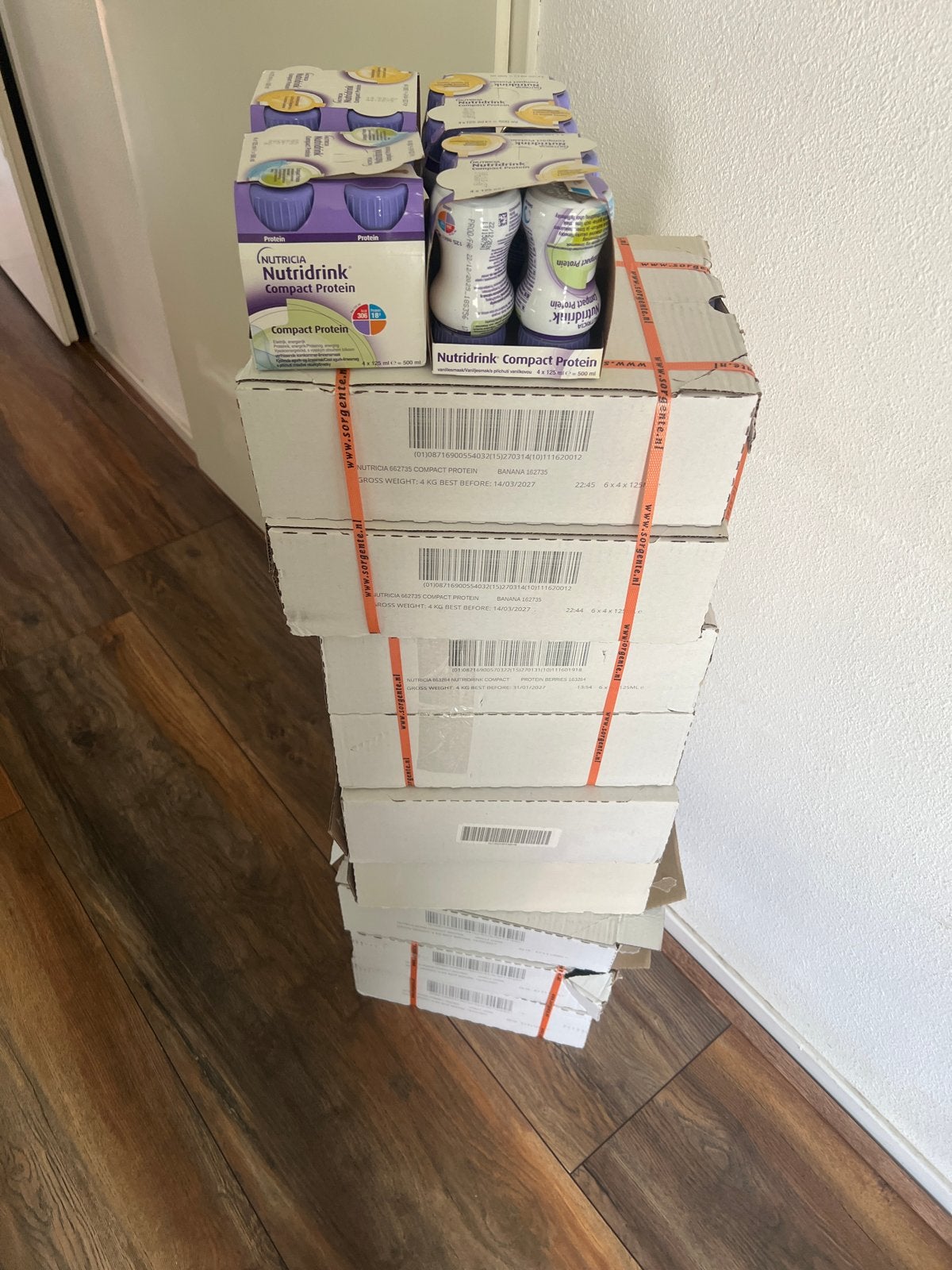 Nutricia nutridrink compact protein 204flesjes, Ophalen