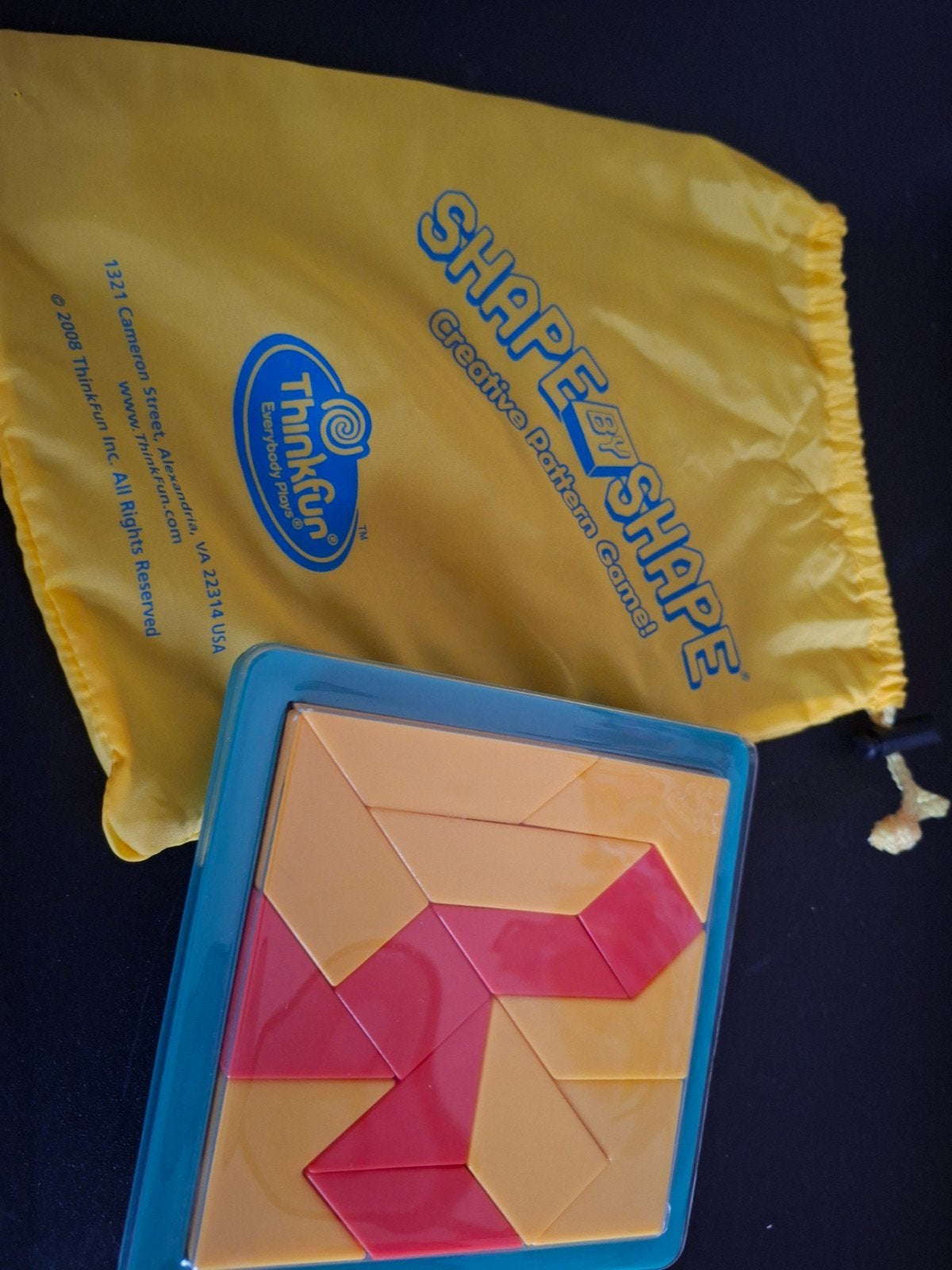 ThinkFun Shape by Shape Creative Pattern Game, Ophalen, Zo goed als nieuw, Overige typen