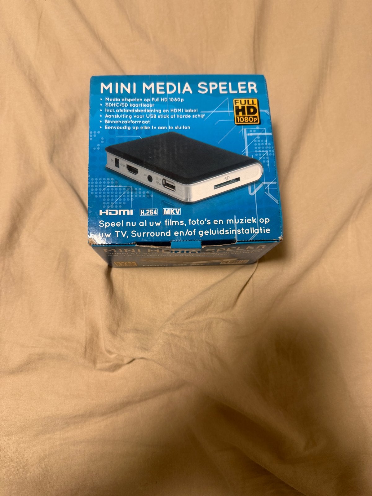 Mini Media Speler Full HD 1080p met HDMI en USB, Ophalen of Verzenden, Nieuw, HDMI, Zonder harde schijf