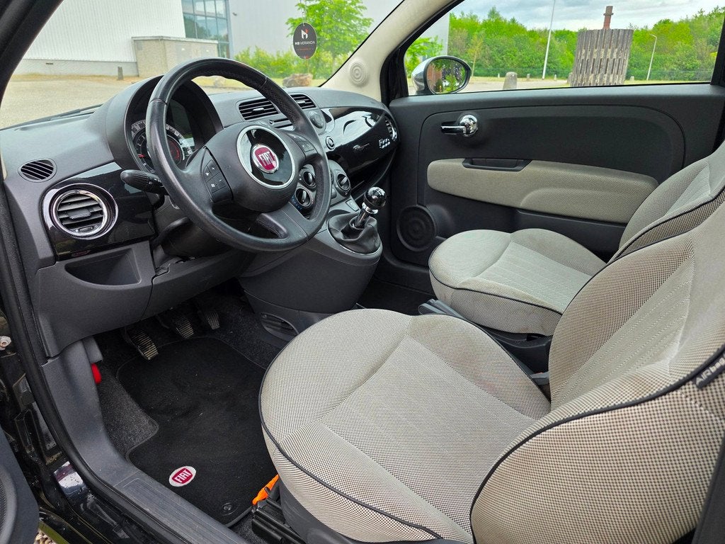 Fiat 500 0.9 TwinAir Lounge PANORAMA, Auto's, Voorwielaandrijving, Euro 5, 86 pk, Gebruikt