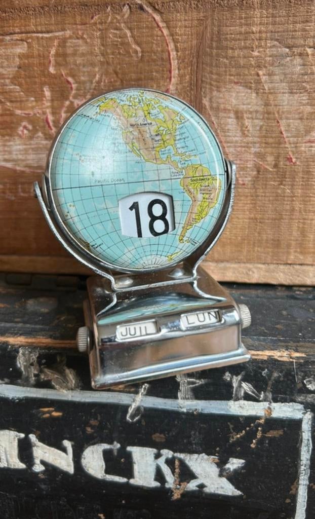 Vintage oneindige kalender jaren 60, Antiek en Kunst, Ophalen of Verzenden