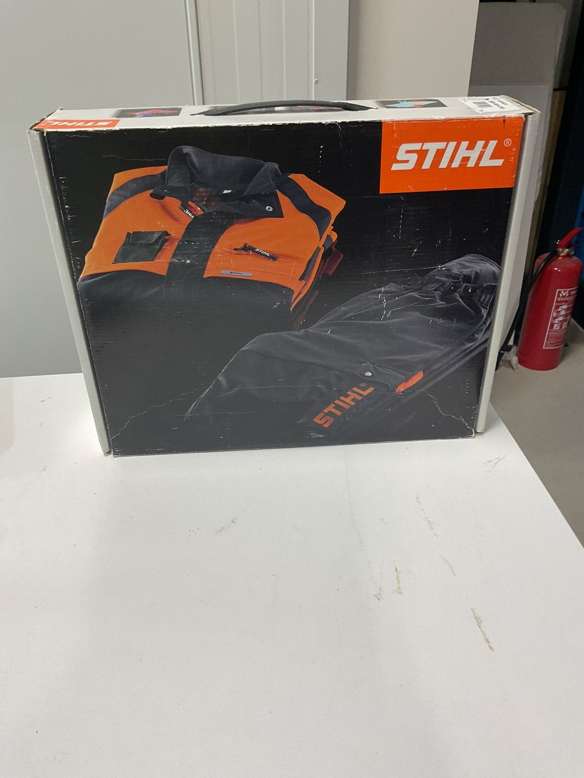 Stihl nieuwe veiligheids werkbroek speciaal voor kettingzaag, Ophalen, Nieuw, Heren, Broek