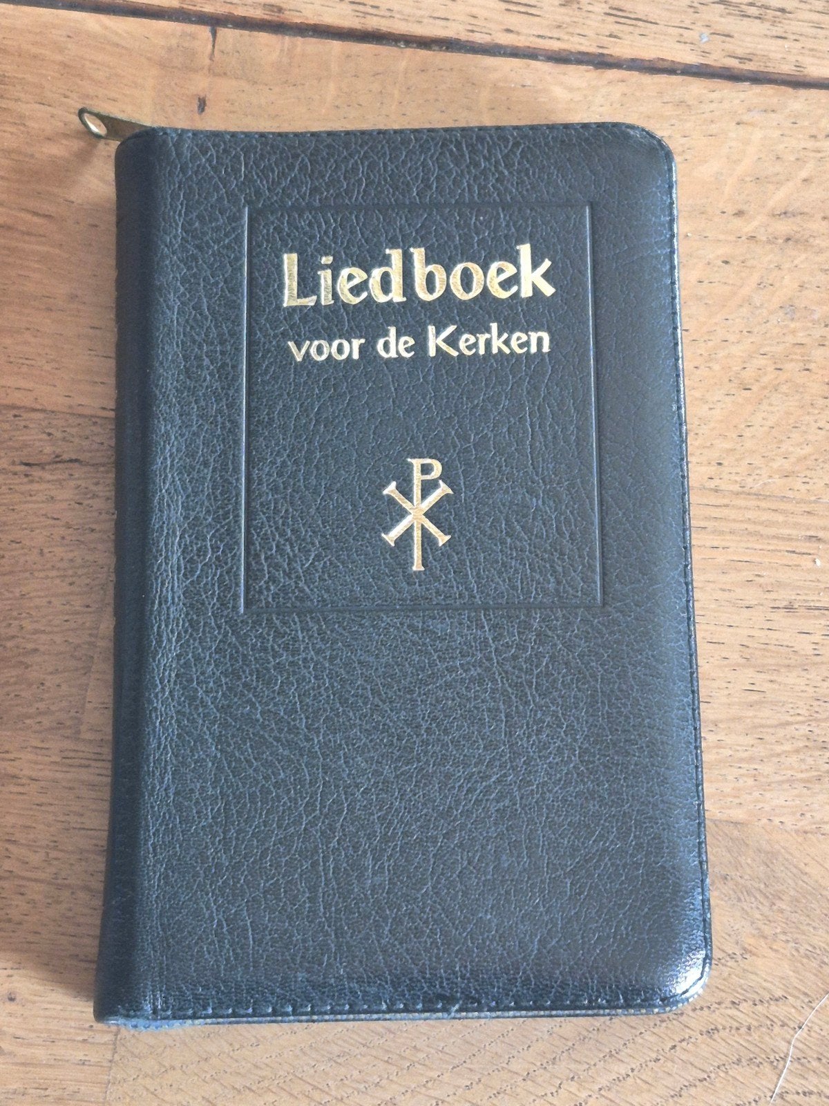 Liedboek voor de Kerken 1973 zwart luxe editie met rits goud, Ophalen of Verzenden, Zo goed als nieuw, Christendom | Protestants