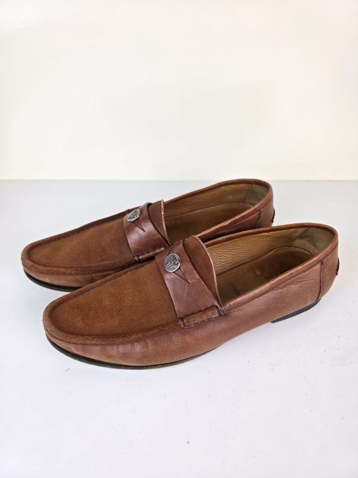 GUCCI Vintage Archive Tom Ford Era Loafers Car Shoes 43.5, Ophalen of Verzenden, Zo goed als nieuw, Bruin, Loafers