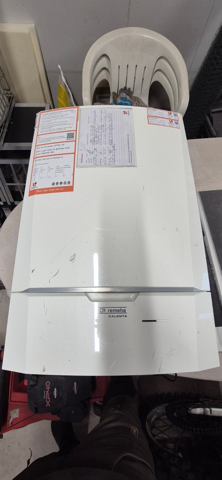Remeha Calenta 40c CV-ketel 2012- Goed onderhouden, Doe-het-zelf en Verbouw, Ophalen, Gebruikt, Hoog rendement (Hr), Cv-ketel of Combi-ketel