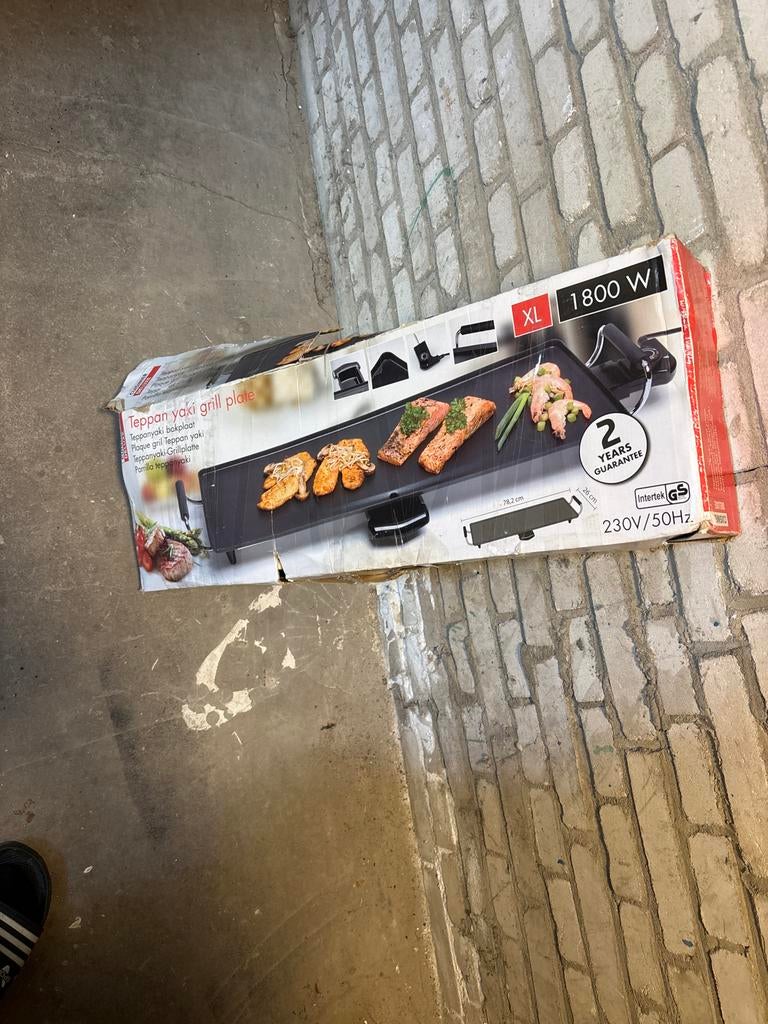 Teppan Yaki Bakplaat - Grillplaat, Ophalen of Verzenden, Vaatwasmachinebestendig, Nieuw, Tafelgrill
