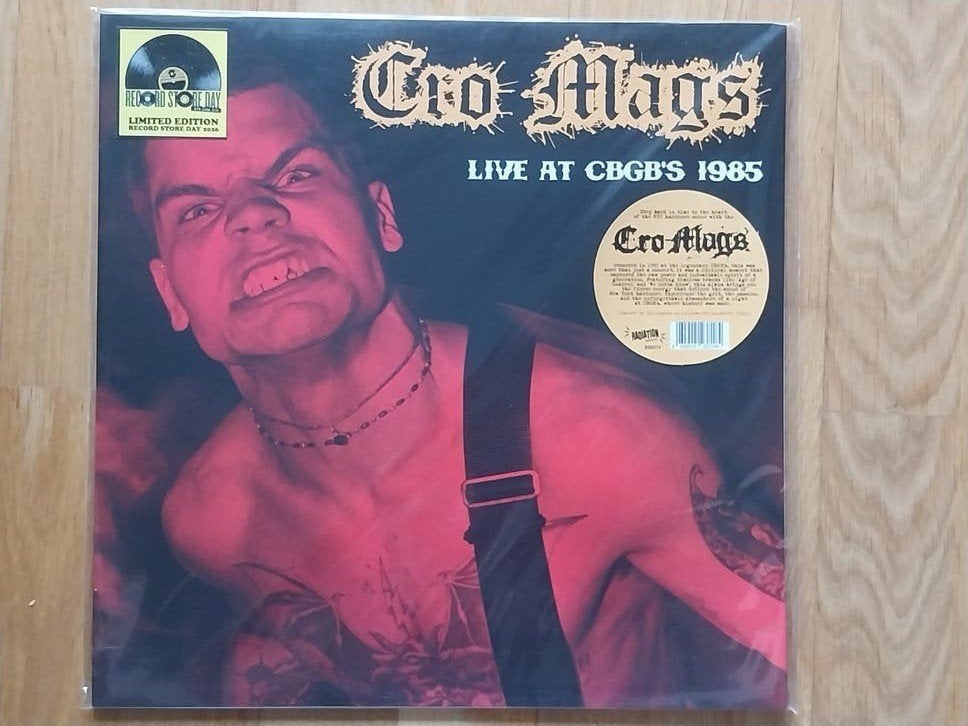 Lp - CRO MAGS - live at CBGB's 1985 - RSD uitgave 2026, Cd's en Dvd's, Vinyl | Hardrock en Metal, Ophalen of Verzenden, Nieuw in verpakking