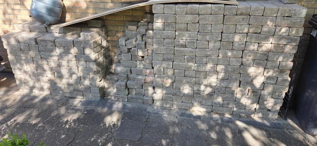 Gratis Klinkers 11x22x7.5 cm, Tuin en Terras, Tegels en Klinkers, Ophalen, Gebruikt, Beton, Klinkers