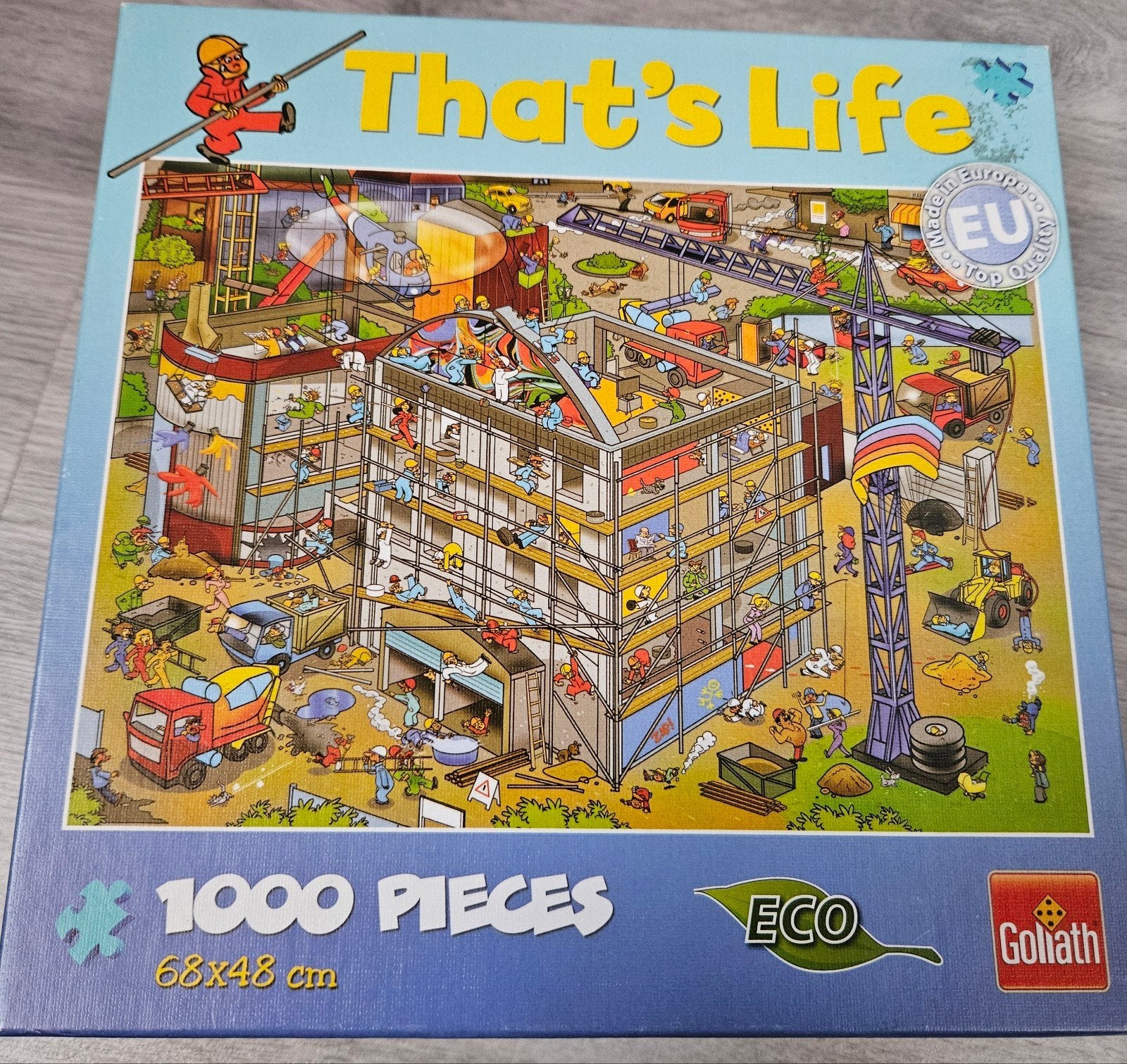 That's Life Legpuzzel 1000 Stukjes- Bouwplaats, Ophalen of Verzenden, 500 t/m 1500 stukjes, Zo goed als nieuw, Legpuzzel
