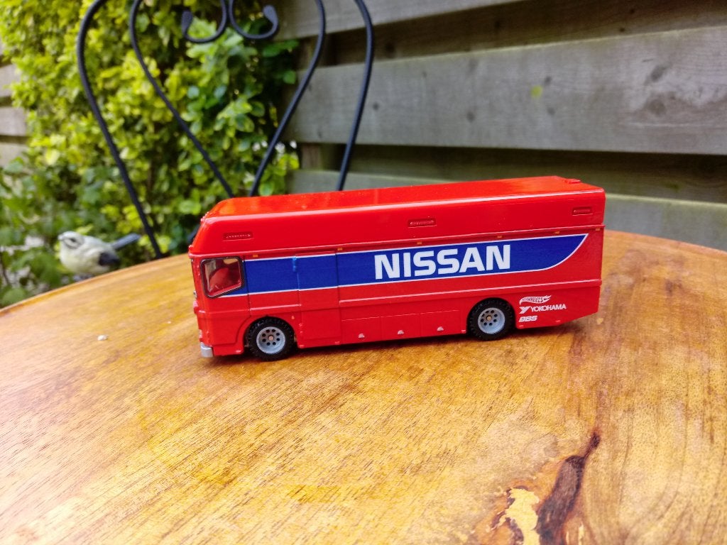 Euro Hauler autotransporter Nissan Hotwheels RealRiders, Ophalen, Nieuw, Auto
