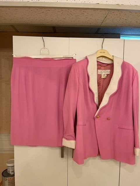 Dames mantelpakje, Kleding | Dames, Kostuum of Pak, Maat 42/44 (L), Escada, Ophalen of Verzenden