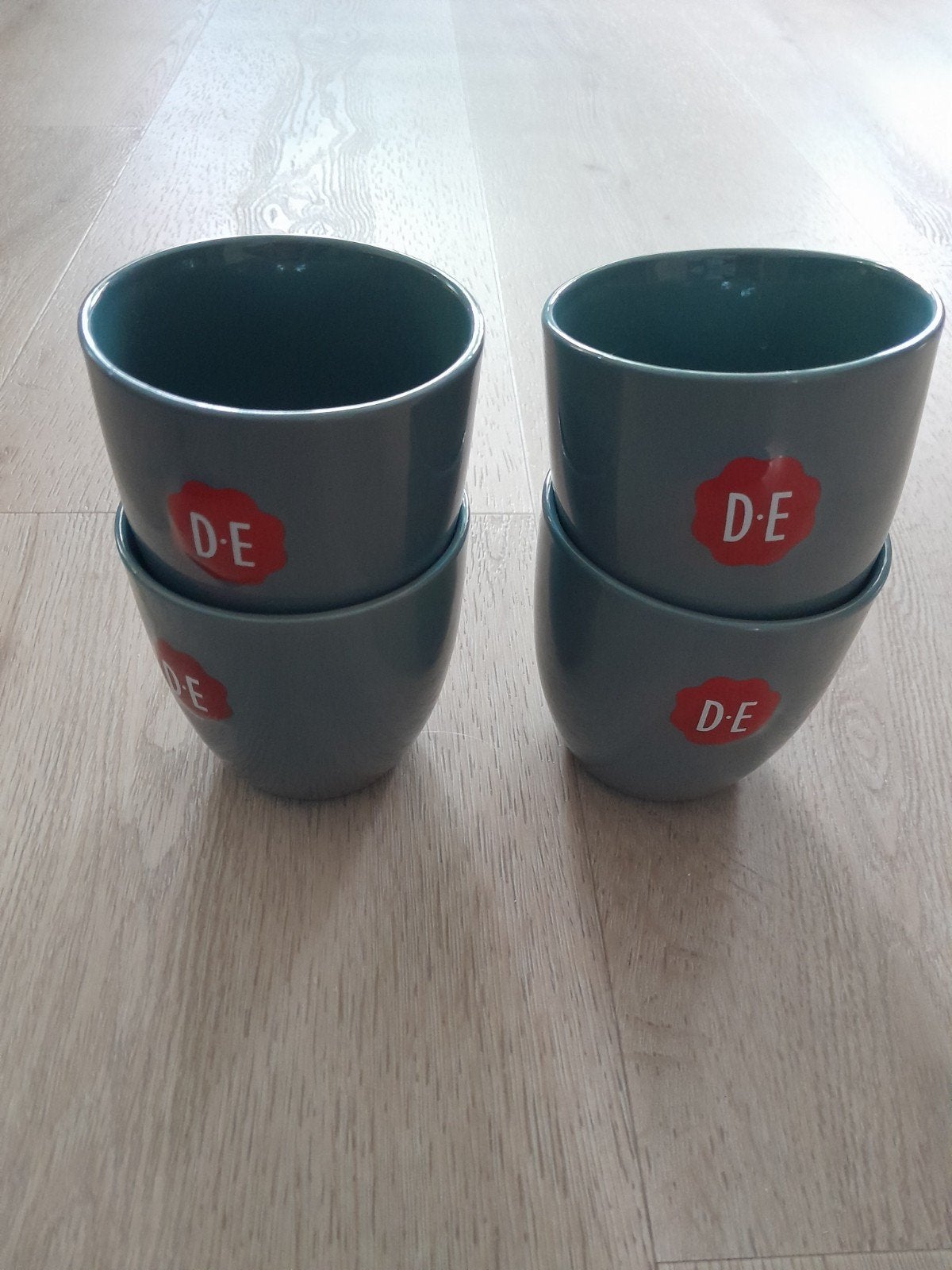 DE mokken grijs - 5 stuks, Overige merken, Nieuw, Overige stijlen, Aardewerk