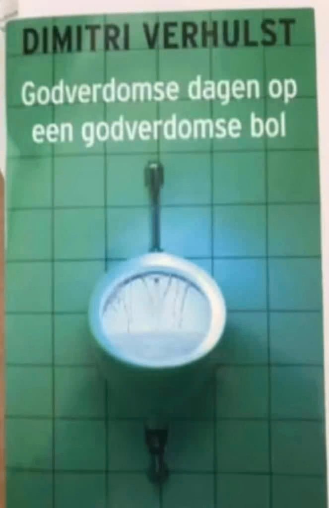 Godverdomse dagen op een godverdomse bol (Dimitri Verhulst), Ophalen of Verzenden, Zo goed als nieuw