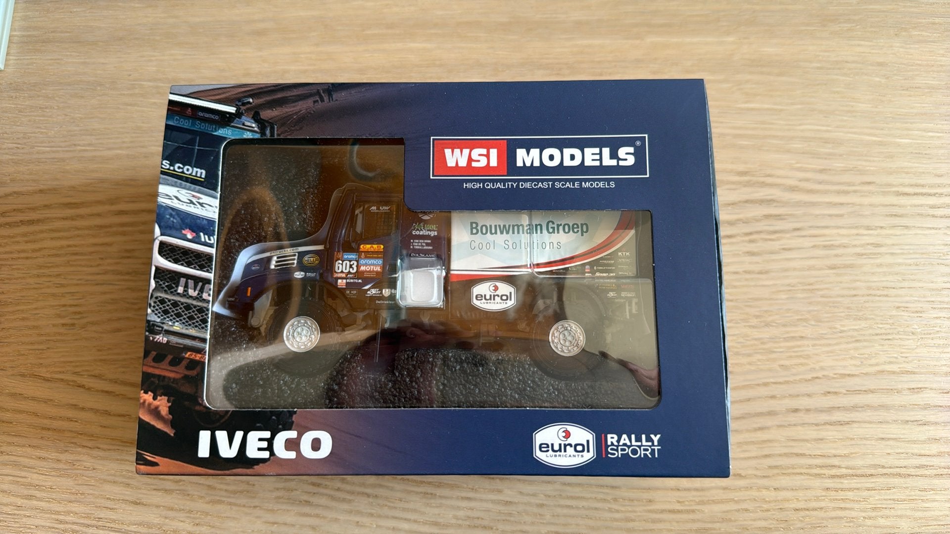 WSI Models Iveco Rally Sport Bouwman Groep Mitchel v/d Brink, Ophalen of Verzenden, Nieuw, Bus of Vrachtwagen, Wsi