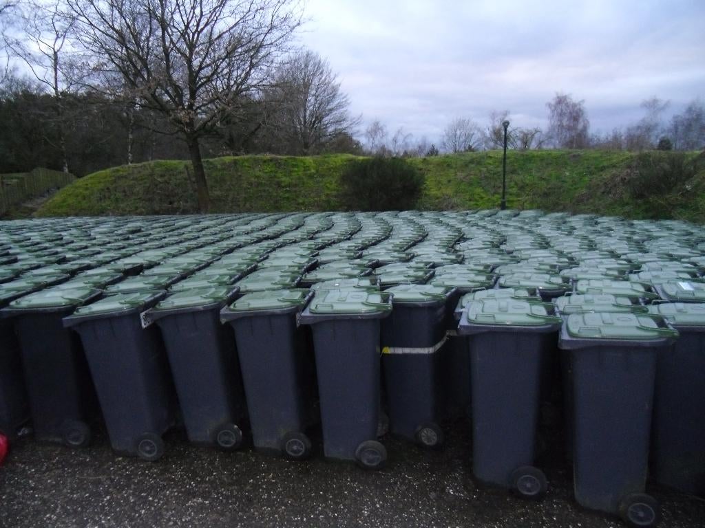 AANBIEDING 140L Afvalcontainer – Slechts €17,50!, Huis en Inrichting, Woonaccessoires | Prullenbakken, Ophalen, Kunststof, Gebruikt