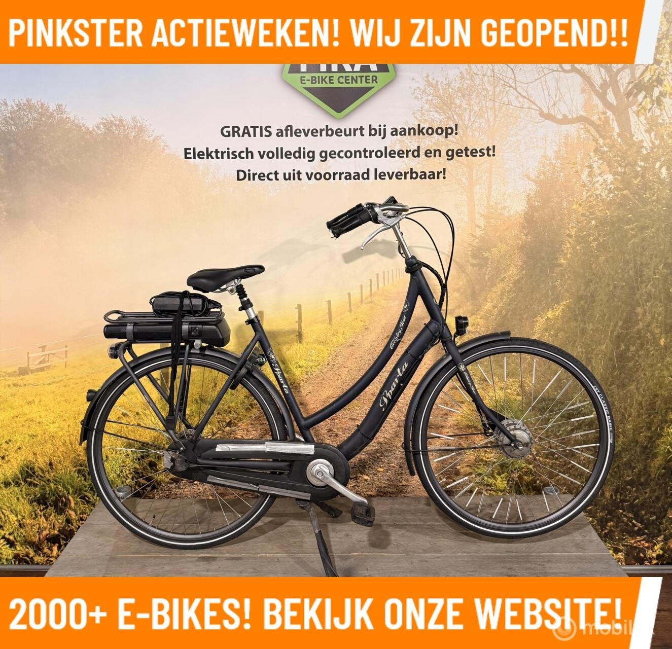 Sparta Country Tour Elektrische fiets met voorwiel motor!, 51 tot 55 cm, Sparta