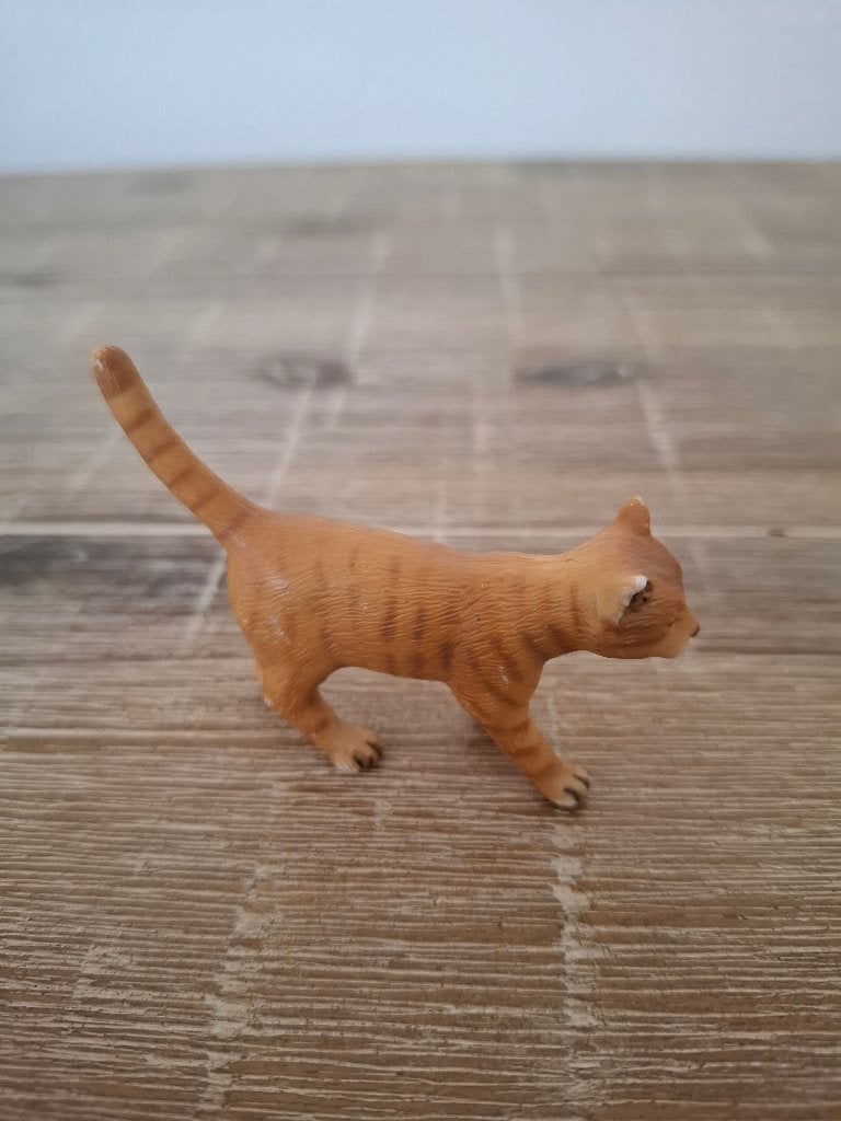 Schleich 13286 lopende kat rode kat, Ophalen of Verzenden, Zo goed als nieuw