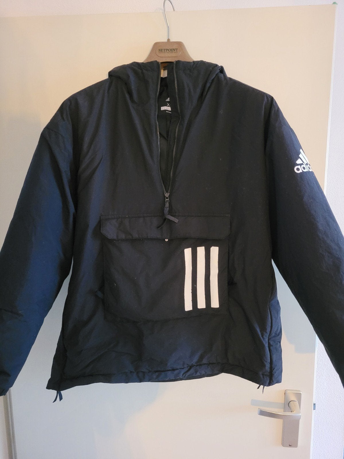 Adidas jas zwart maat XS, Zwart, Ophalen of Verzenden, Adidas, Gedragen