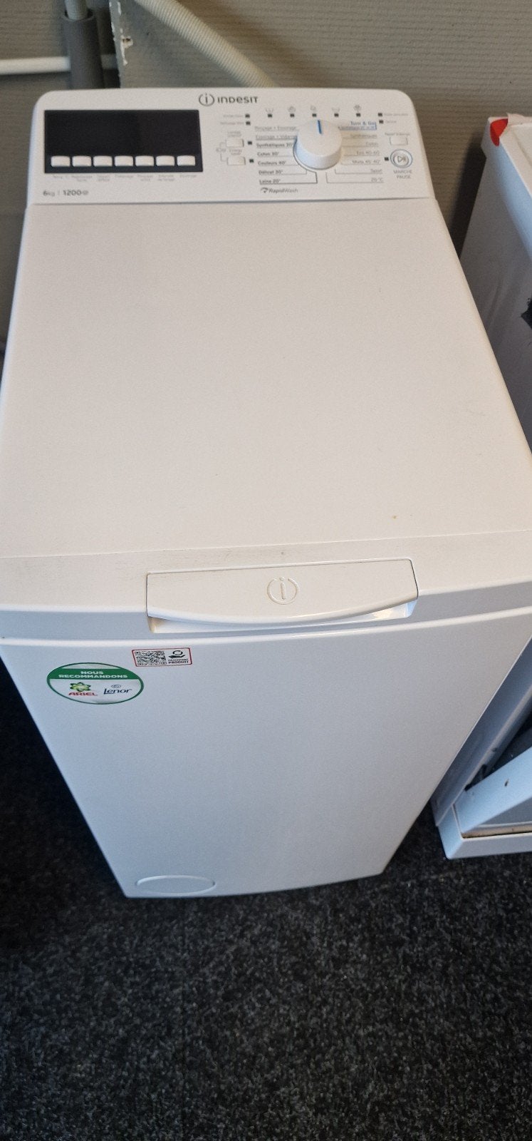 Indesit Bovenlader Wasmachine - 6kg, 1200 toeren, Witgoed en Apparatuur, Wasmachines, 1200 tot 1600 toeren, Gebruikt, 4 tot 6 kg