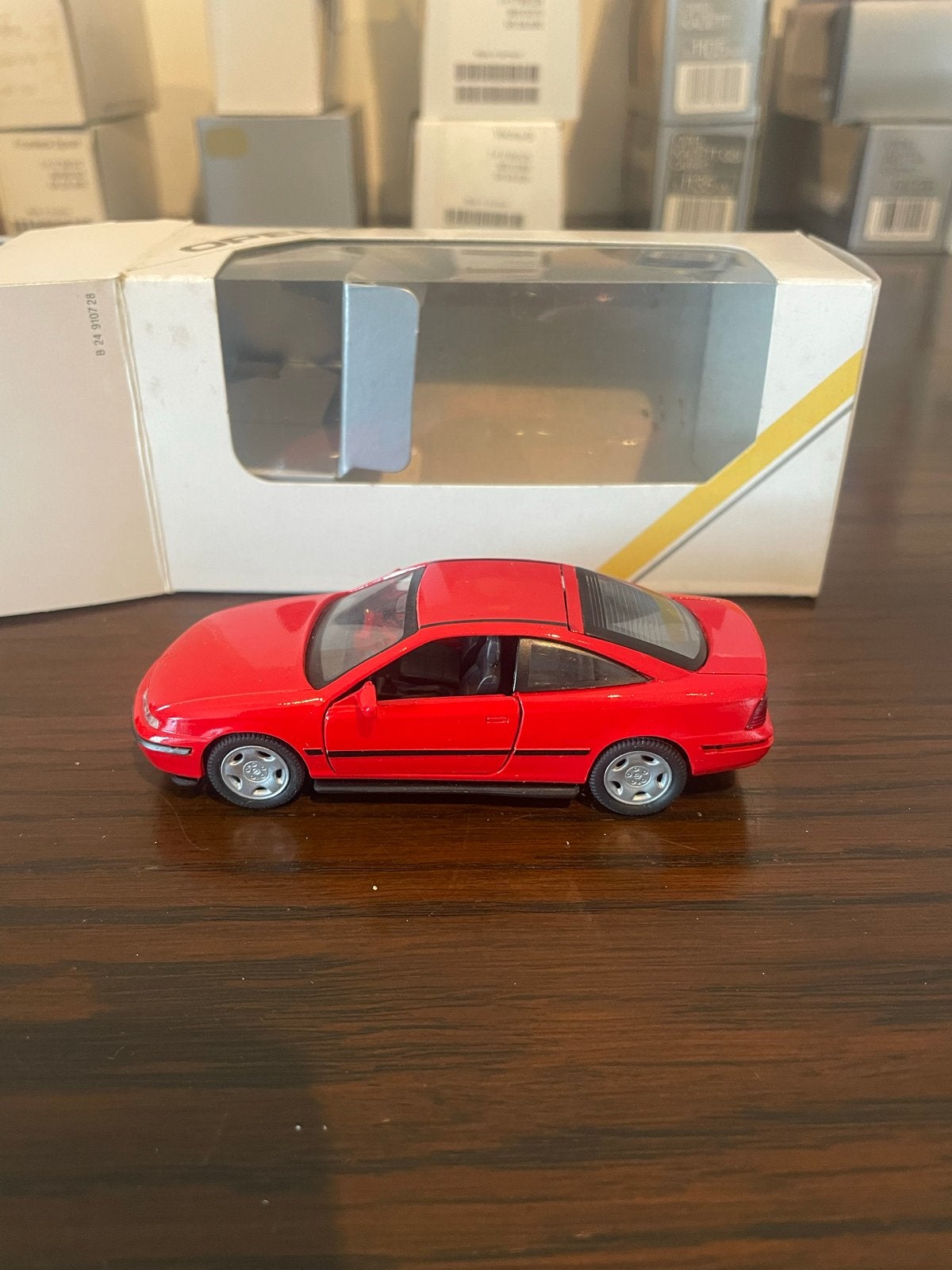 Opel Calibra modelauto - Rood - nieuw!, Ophalen of Verzenden, Nieuw, Overige typen