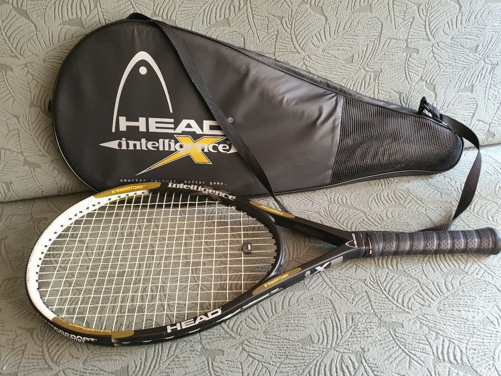 Head Intelligence i.X3 tennisracket met tas in Nieuwstaat, Sport en Fitness, Ophalen of Verzenden, Zo goed als nieuw, Racket, Head