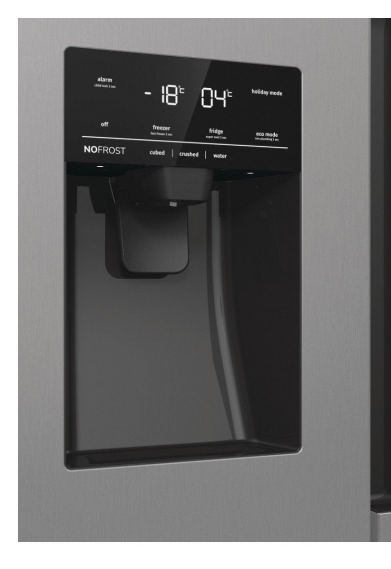 Gorenje Amerikaanse koelvriescombinatie water tabk ijsblokje, Gorenje, Gorenje, 200 liter of meer, 60 cm of meer
