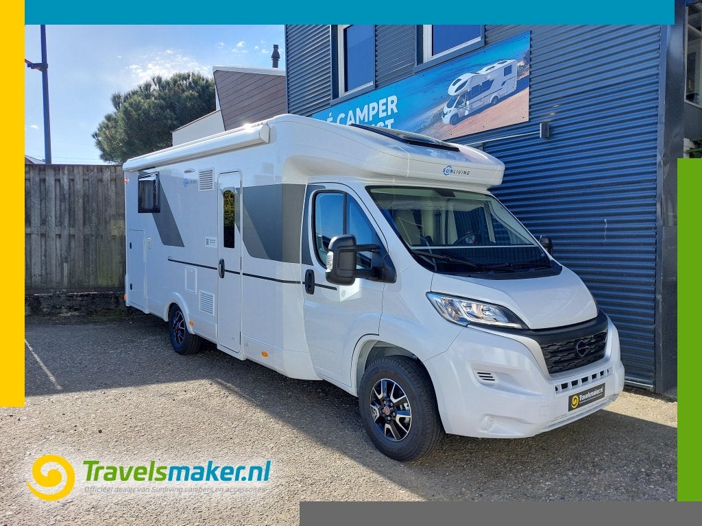 Sun Living S 75 SL Fiat /Lengtebedden/AIRCO, Caravans en Kamperen, Standaard zit, Ringverwarming, Koelkast, Fiat