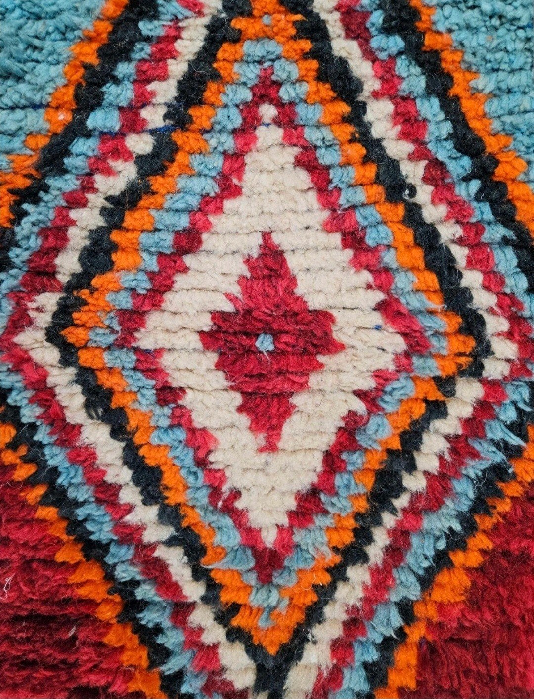 Handgeknoopt oosters wol Berber tapijt Loper Boujad 74x354cm, Www.hypepopup.nl, Www.hypepopup.nl, Www.hypepopup.nl, Rechthoekig