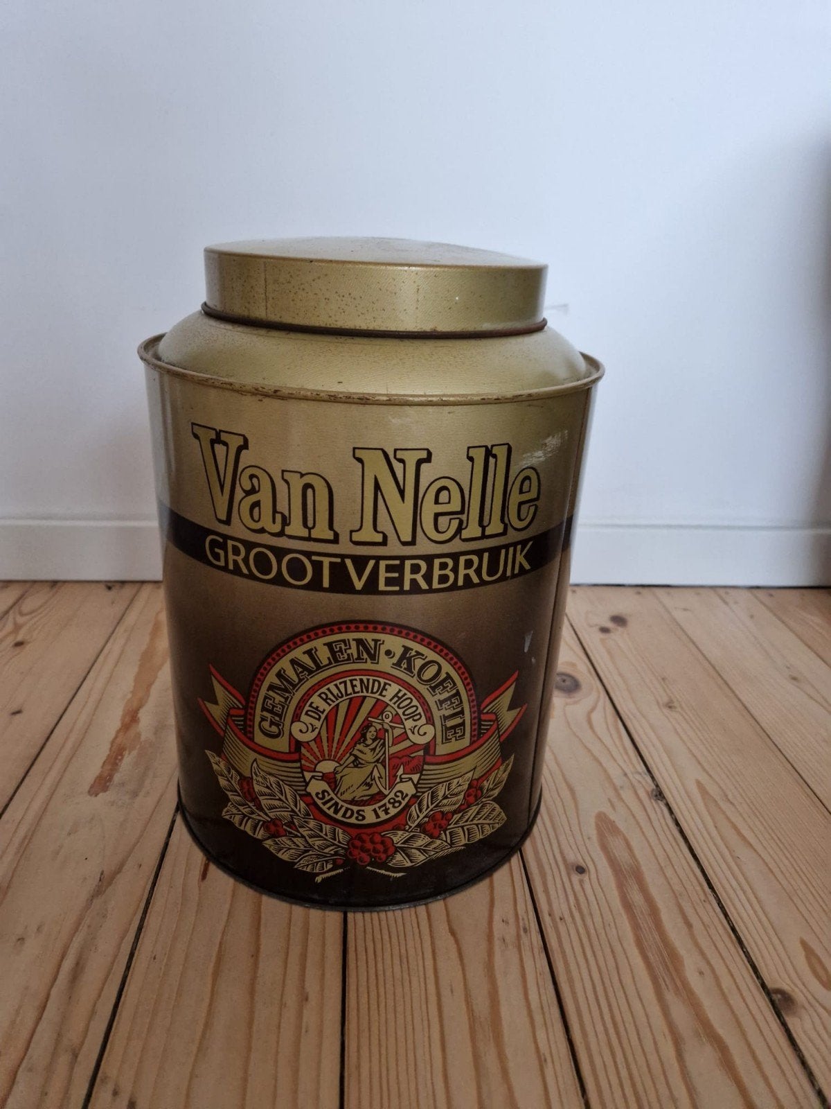 Vintage Van Nelle Grootverbruik Koffieblik, Ophalen of Verzenden