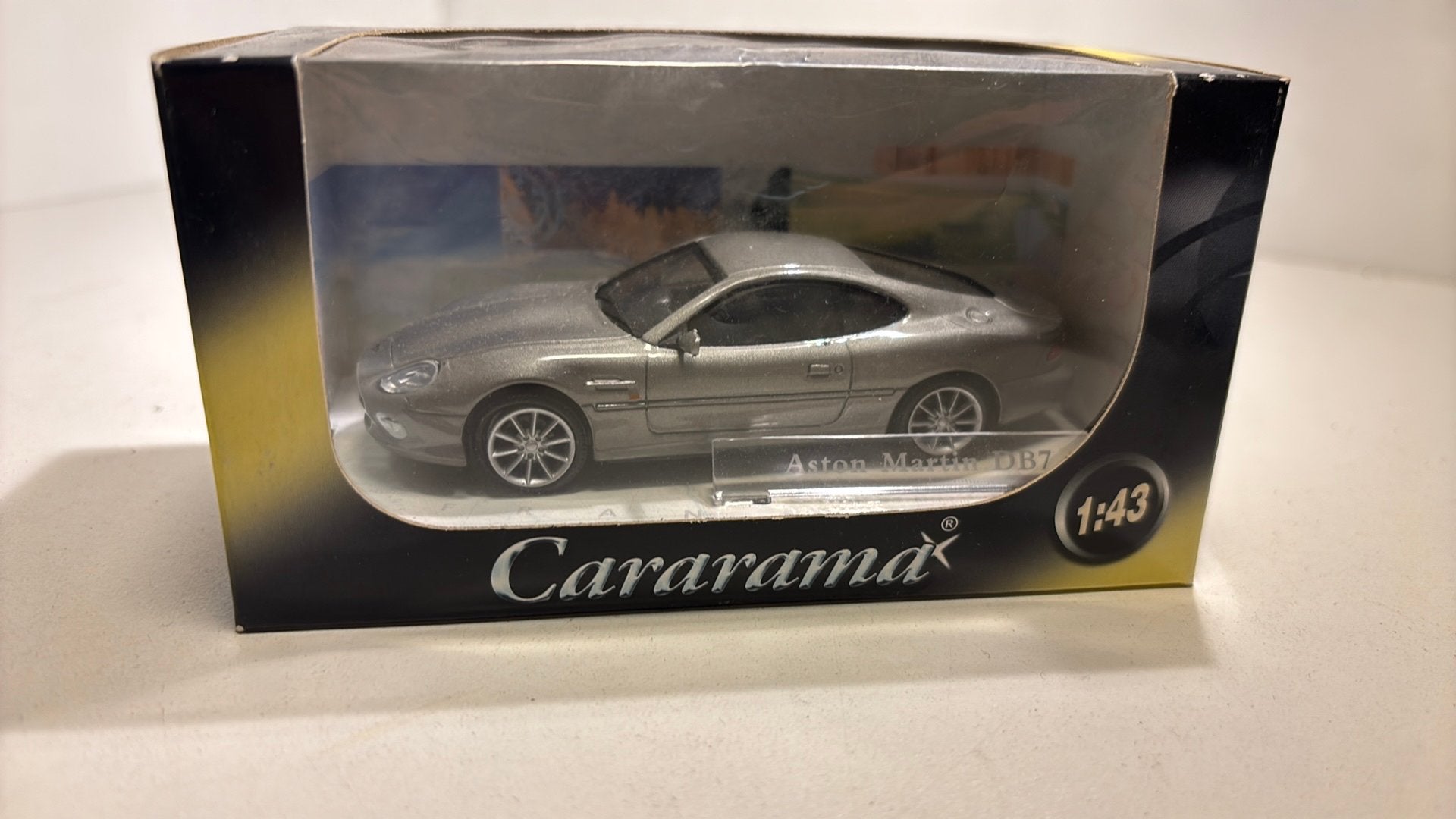 Aston martin db7 cararama 1.43, Overige merken, Auto, Ophalen of Verzenden, A