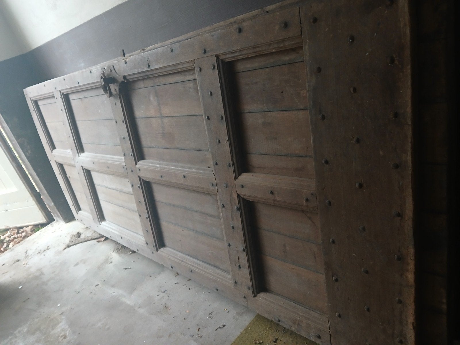 eiken kerkdeuren, Ophalen, Hout