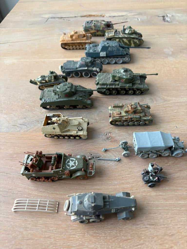 Vintage Matchbox WW2 voertuigen, Ophalen of Verzenden, Gebruikt, Matchbox