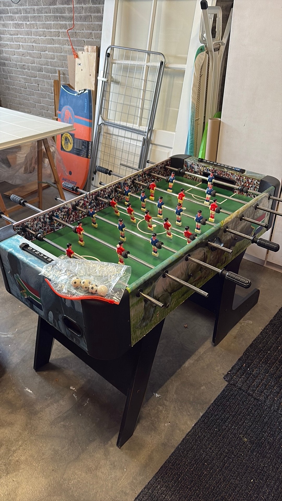 Voetbaltafel, Sport en Fitness, Ophalen, Gebruikt