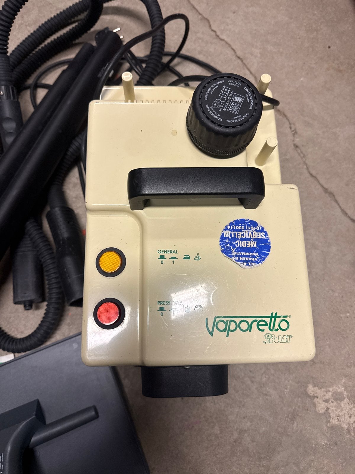Vaporetto Polti Stoomreiniger met Accessoires, Gebruikt, Ophalen of Verzenden, Stoomreiniger, Reservoir