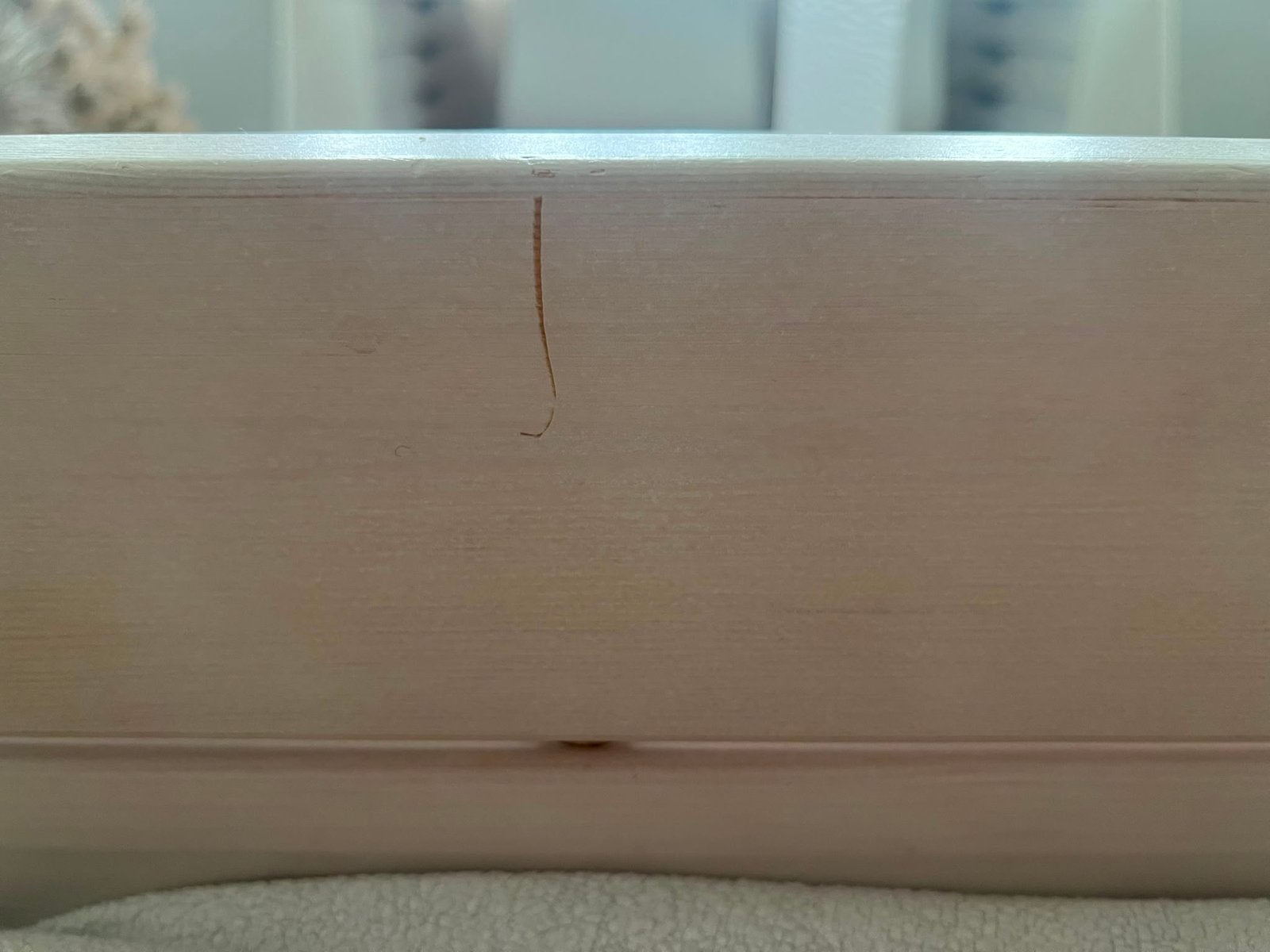 Lifetime bed whitewash hout, Ophalen, 85 tot 100 cm, Gebruikt, Lattenbodem