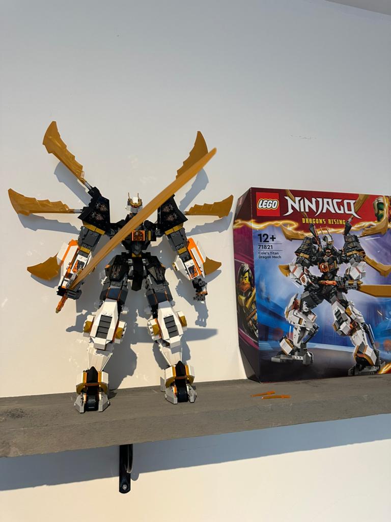 Lego Ninjago 71821 Cole’s Titan Dragon Mech, Ophalen of Verzenden, Zo goed als nieuw