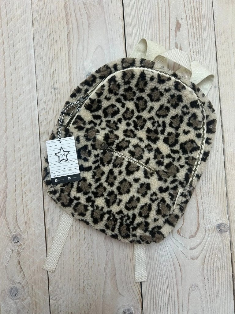 Rugtas Teddy Leopard onesize, Grotestraat 253B Borne, Janneke, Verzenden, Info@alsnieuwkinderkleding.nl
