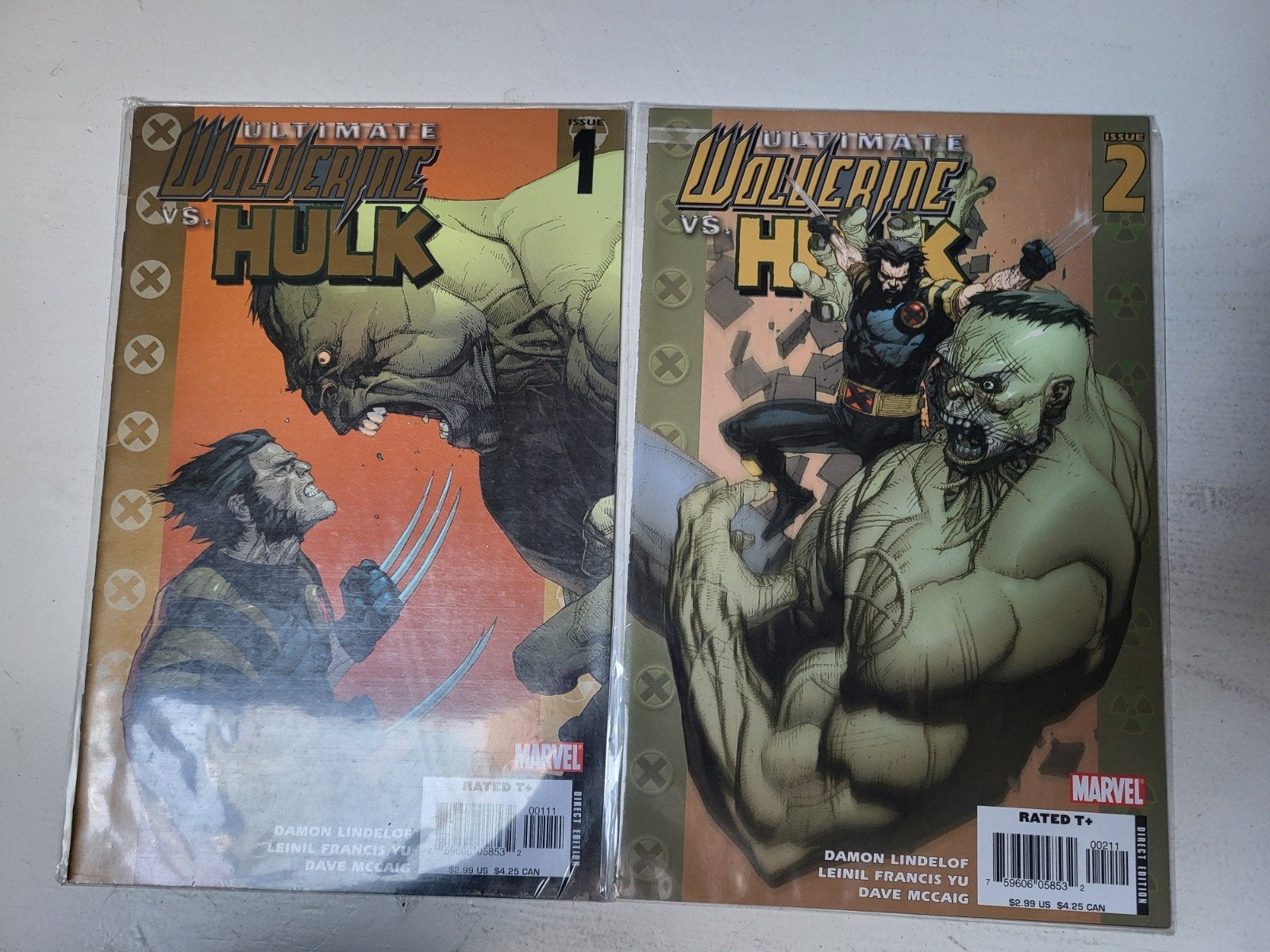 Ultimate X-men. Wolverine. Hulk. Fantastic Four. 4 comics, Complete serie of reeks, Ophalen of Verzenden, Amerika