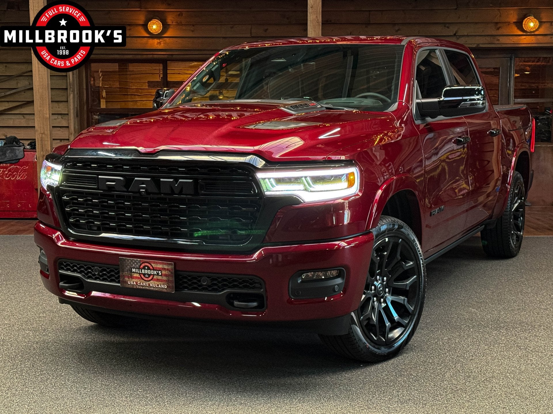 Dodge Ram 1500 Limited H/O 540PK wide body BPM VRIJ, Stoel m, Automaat, Zwart, Leder, Bedrijf