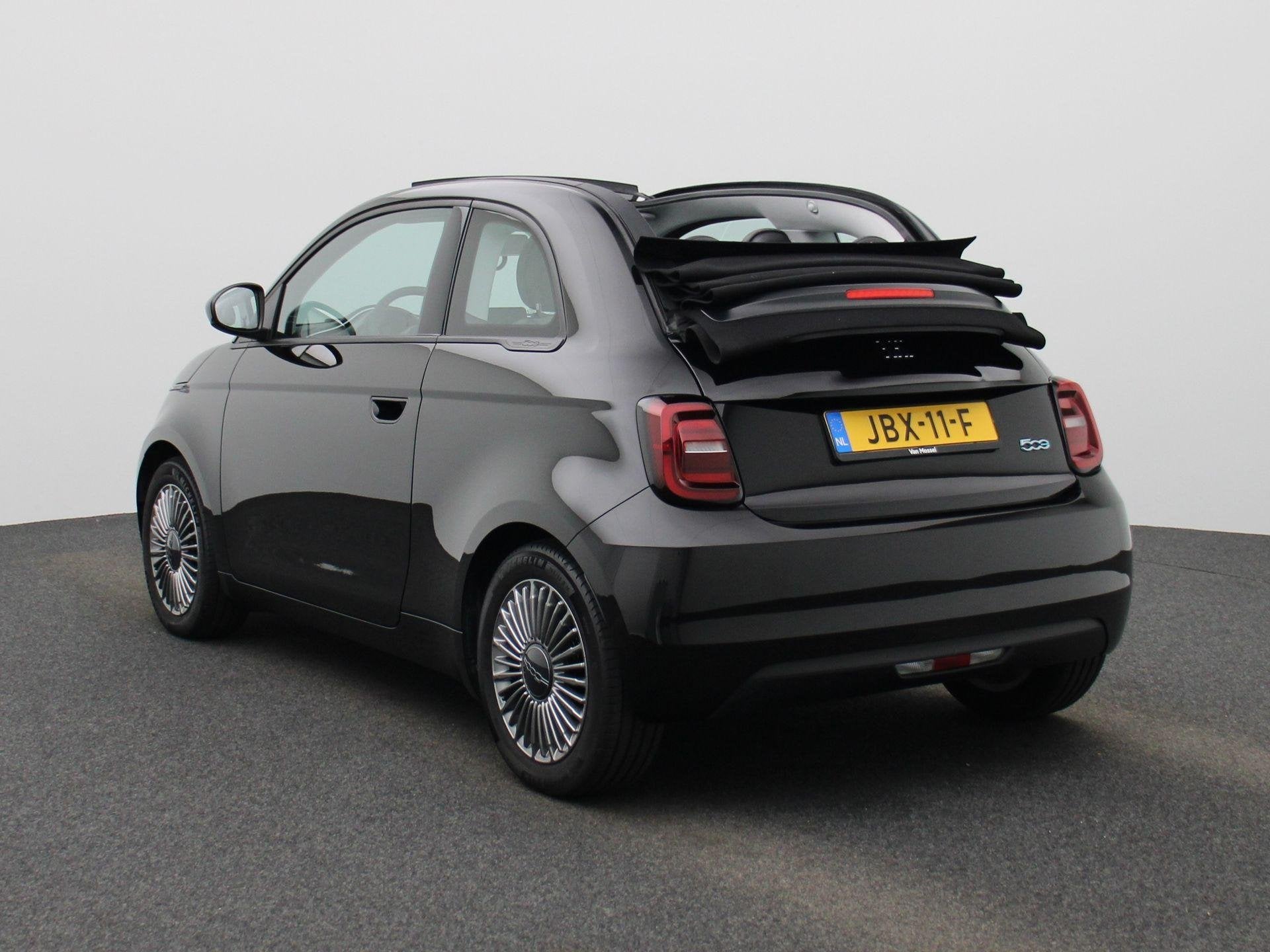 Fiat 500 C Icon 42 kWh | Apple Carplay / Android Auto | Keyl, Auto's, 12 maanden, Stof, Gebruikt, 118 pk
