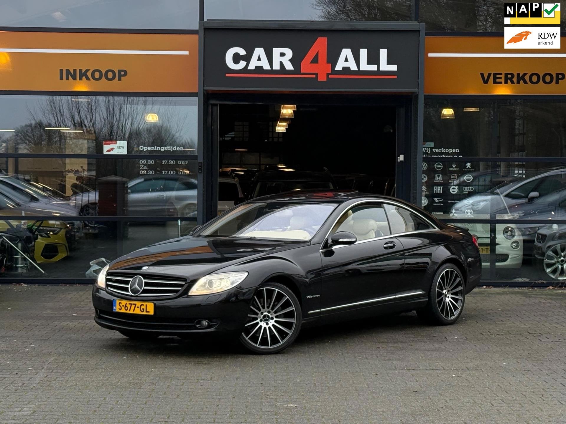 Mercedes-Benz CL-klasse 500 5.5 AMG LEDER/SOFTCLOSE/NACHTZIC, Auto's, Automaat, Achterwielaandrijving, Gebruikt, CL