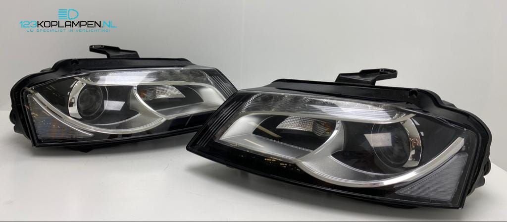 Audi A3 Sportback 8P Facelift Bi Xenon LED koplamp links rec, Auto-onderdelen, Verlichting, Gebruikt, -, -, -